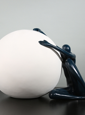 速发轻奢极简抽象人物雕塑摆意简约样件间别墅酒店创板艺术品装饰