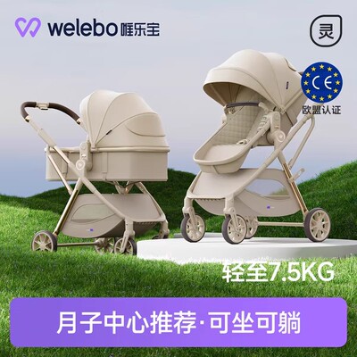 婴儿推车小月龄可坐躺轻便高景观