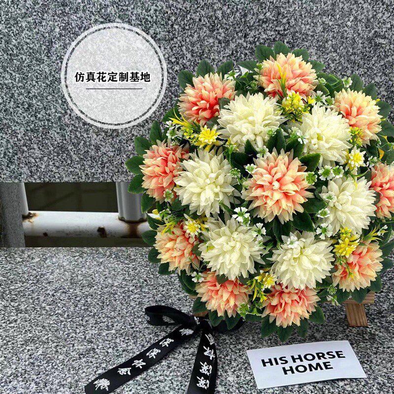 速发坟上用的花清明祭祖用品五七儿花祭祀花全套各种花扫墓假花墓