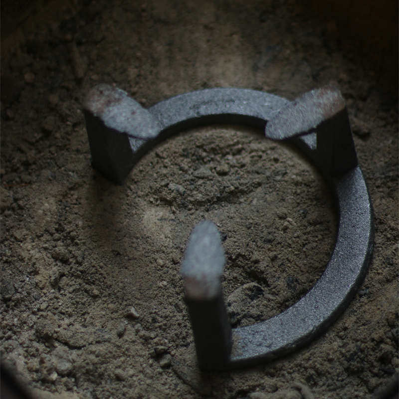 茶道配件伍德三脚架火钵围炉架子炭火盆支架三角架炉架煮茶支架批