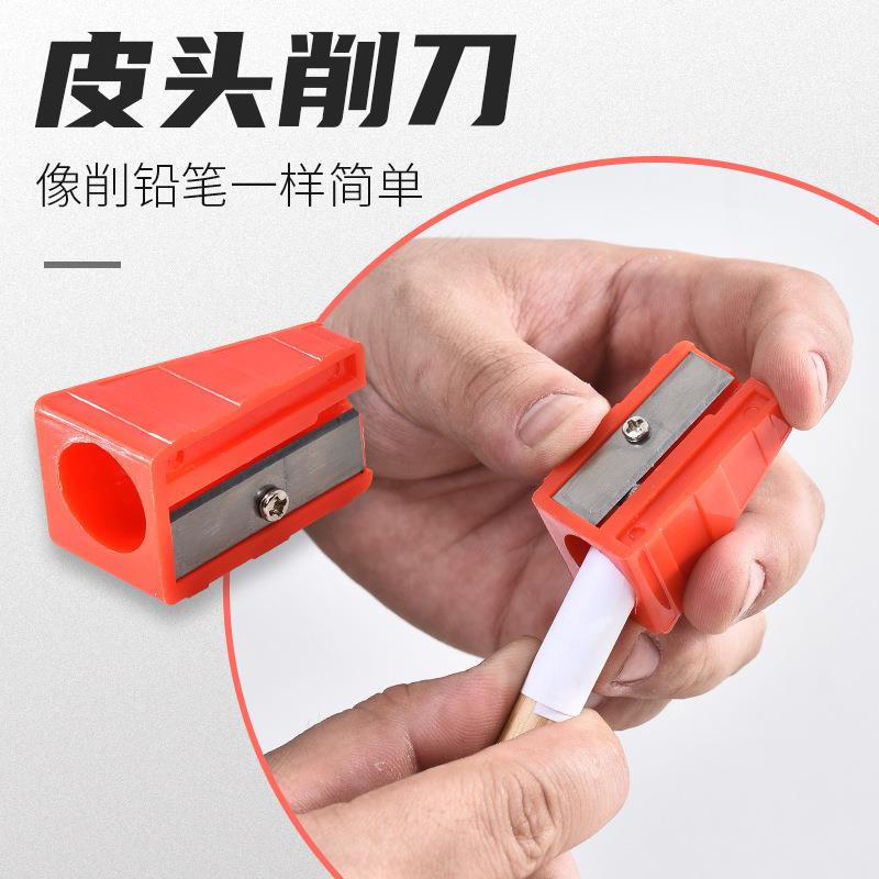 台球杆皮头工具 杆头削刀削皮刀台球配件换皮头刀具削笔器 卷笔刀