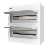 塑料面盖白色金色黑茶透明暗装 ABB配电箱 颖致系列金属 强电箱