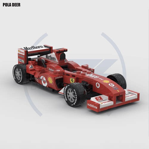 合金F1耐摔回力汽车玩具摆件