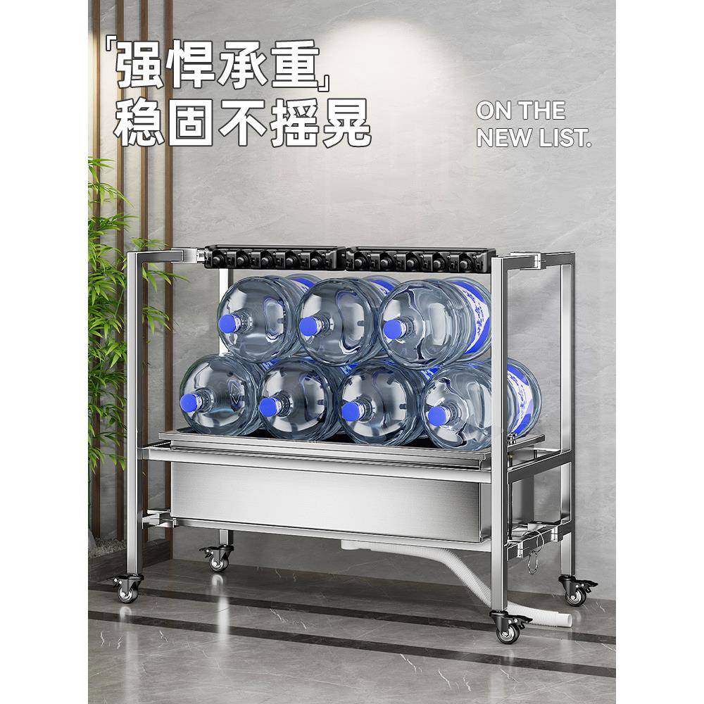 墩布池洗槽拖把池家水用不钢拖阳台水池商用714布池移动拖锈把架