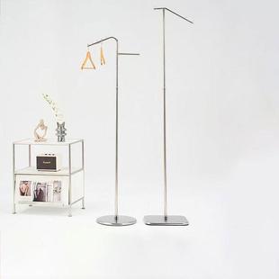 不锈重钢落地衣LRS架架服装店中岛展示承强商场陈列架现简代约挂