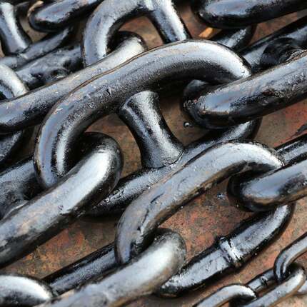 船有4用锚链港AKU口码头船舶用圆环1MM-80MM无档电焊档链锚船用锚