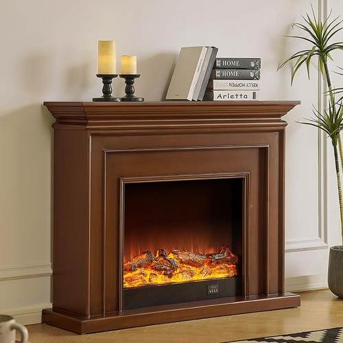 EMJ德利轩焰.2米法式壁炉装柜美饰式欧式电子壁炉芯仿真1火家用定