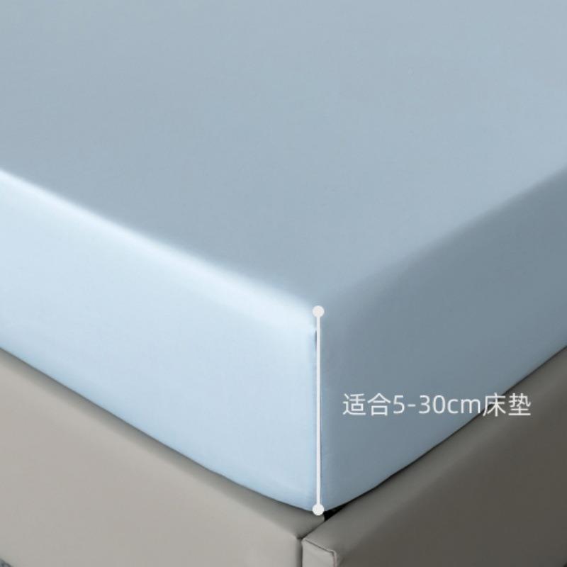 夏款单品约纯色10床0支天丝床笠枕套IAW可裸睡凉感冰丝笠春三简件