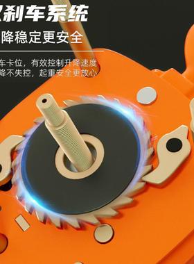 葫德手力克MSY拉葫芦现货建筑单链双吊链葫芦上下升降倒链起重手