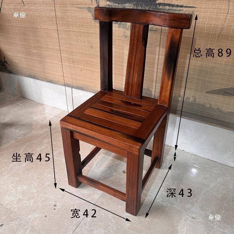 休船木椅子客厅无品牌/豪厂家销实木椅子华古老原木餐桌直喝茶椅