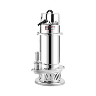 304水锈钢3潜水泵耐腐蚀耐酸碱220v80v化工泵污水泵抽UPE泵高扬不