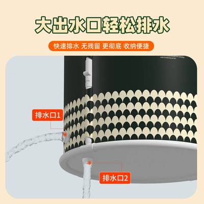 泡澡桶折叠大人全身沐浴洗澡桶儿童家用洗澡盆成人专用浴缸可伸腿