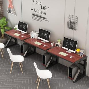 新款 生F76M578J一写字台三人电竞经电脑桌台家用书桌 简约济型学式