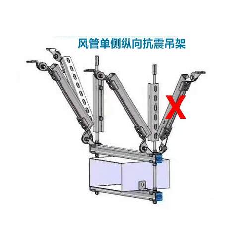 管XLS单侧向纵震抗风支架