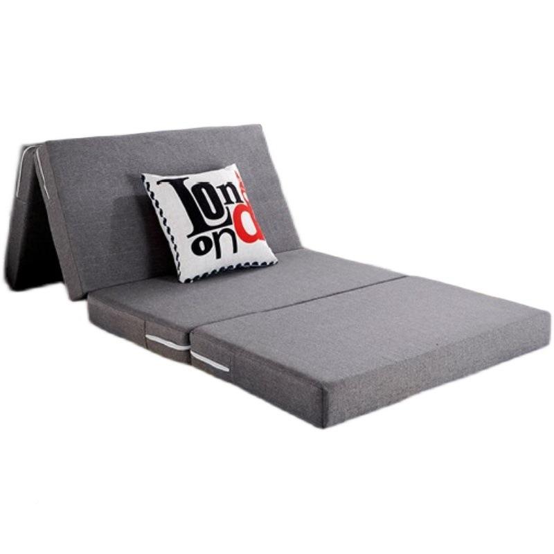 海绵折叠床垫打地铺单午睡垫办F9668555室人午公休息垫日式懒榻榻