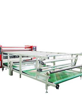 1.9宽幅热滚筒热转印机服44241花装纺织布油温热转印机米涤纶转印