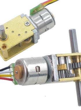 1218式NUS10BY蜗轮蜗杆步进V无刷减速电机5单双轴卧自-锁马达