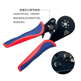 冷压端子压接0.08 管型端子ACH压 16mm2线电工压6接钳工具HSC816
