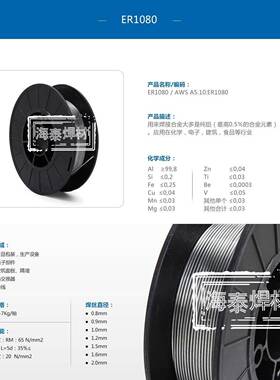 ER2319S341铝铜丝ER2319铝铜焊焊丝海泰焊材厂家直销