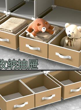 简易衣柜用卧PZX出租房屋收纳子组装室布衣柜柜结实耐用小户型家