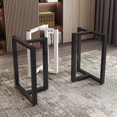 铁腿艺桌支架岩板大97077板桌脚底座办公餐桌脚几架子电脑书桌茶