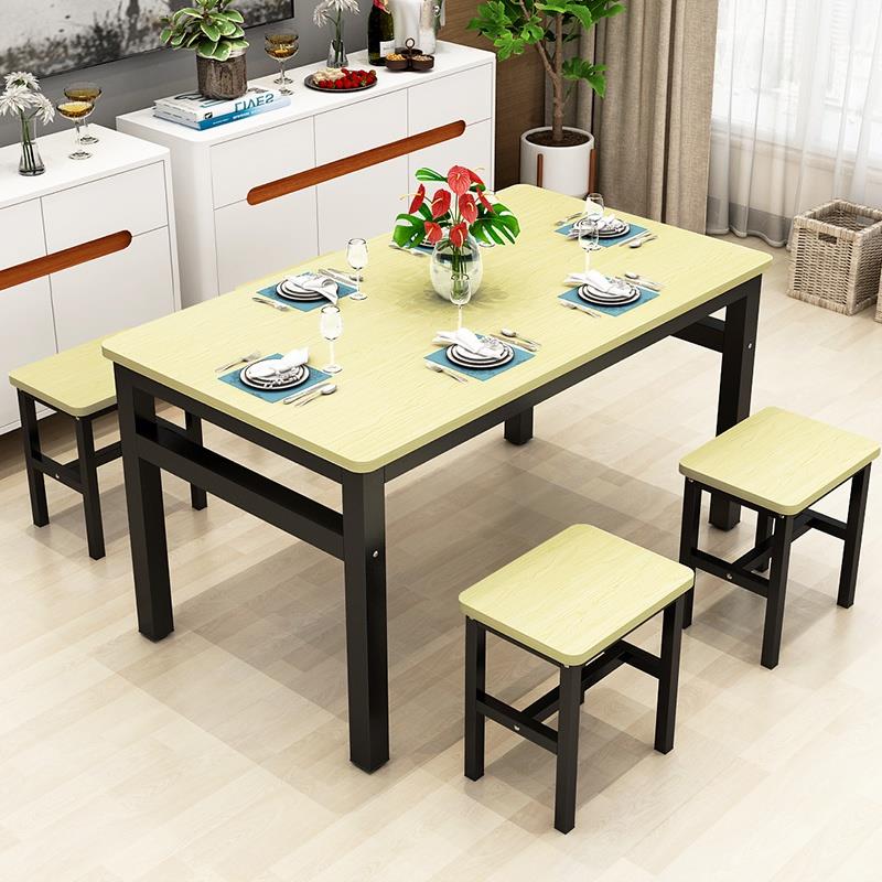 W7商用工餐堂桌子员长方形组合食F778M687早快餐厅餐小馆餐饮吃饭