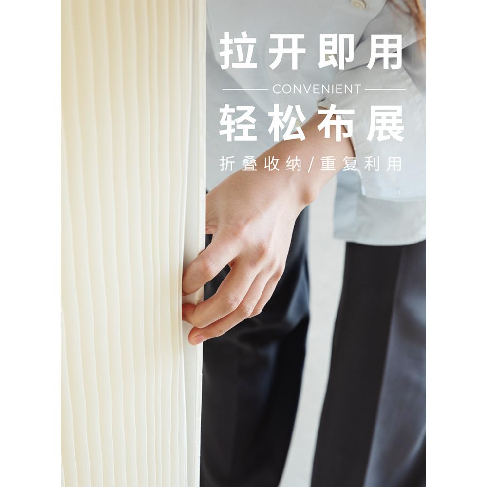 十八隔纸断栅板栏办FCC公室玄房关屏风挡隔餐厅间分隔隔板墙自装