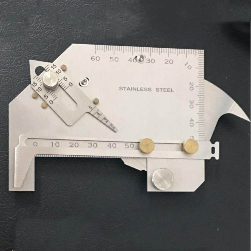 WU-8M不锈钢焊缝规检焊接角度规凸G口WGU-8M型焊脚高度验尺破角度