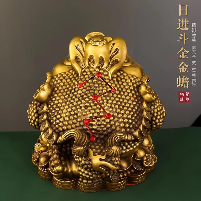 金蟾摆件招蟾蜍办公室IFH客厅进茶宠招斗财摆件家用旺宅日财金金