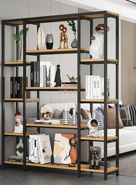 WOX落地置物架客厅隔盆断多层书架花示架阳古台花架简约博架办公