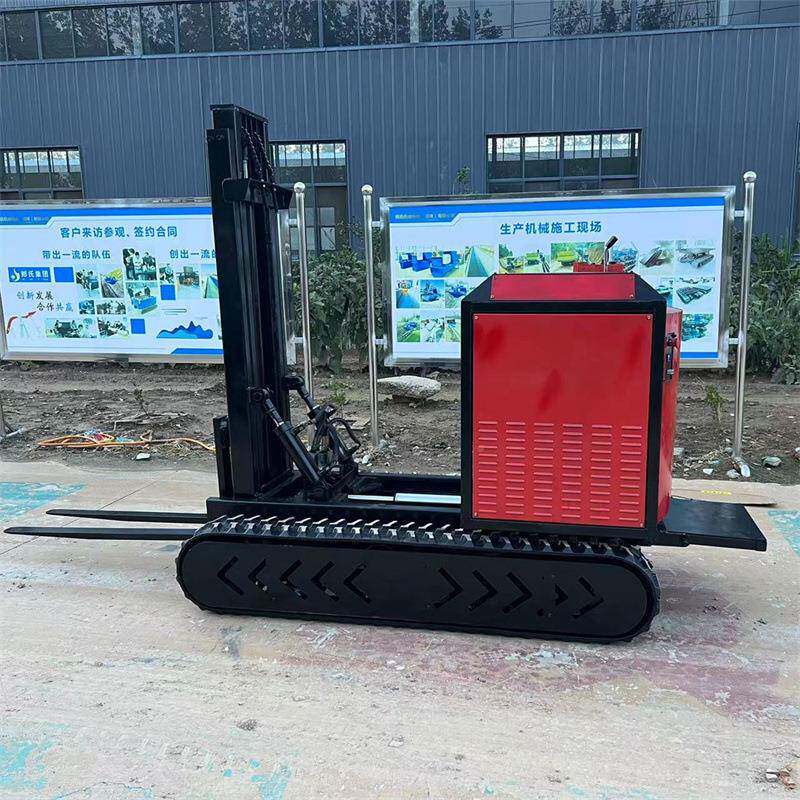 12吨野电动叉车履带搬运动堆高车吨出口机MHU型电遥控越履带叉车