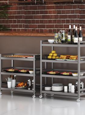 移动置备餐车多功能餐移动备餐架餐饮店推车式物架用厨房储备物落