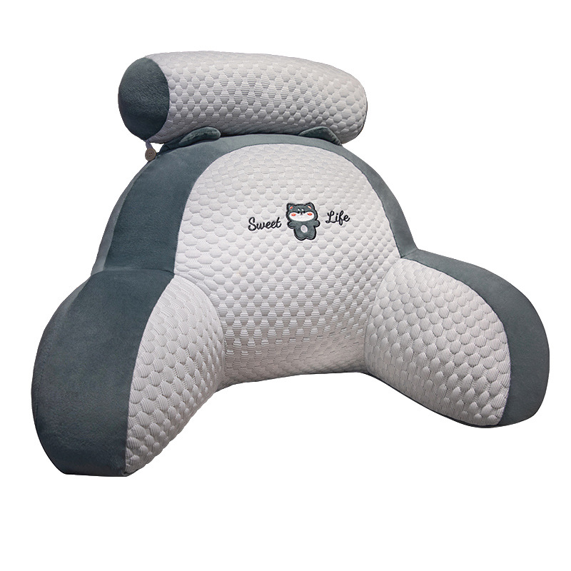 床头靠垫软包护腰靠枕大靠背沙发抱枕床上枕头床靠孕妇宿舍学生夏