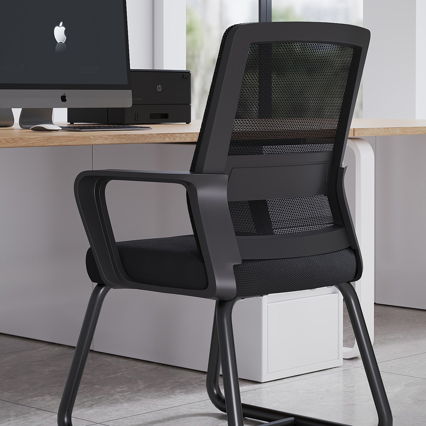 电脑椅家用舒适久坐人体工学员工椅办公座椅宿舍学习书桌靠背椅子