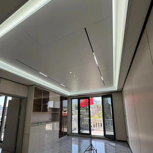 ?全铝蜂窝大板集成吊顶厂家 客厅厨房卫生间全屋二级吊顶办公