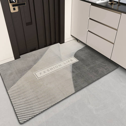 入户门地垫进门地毯脚垫防滑门口家用踩脚垫子轻奢钉制地垫可裁剪