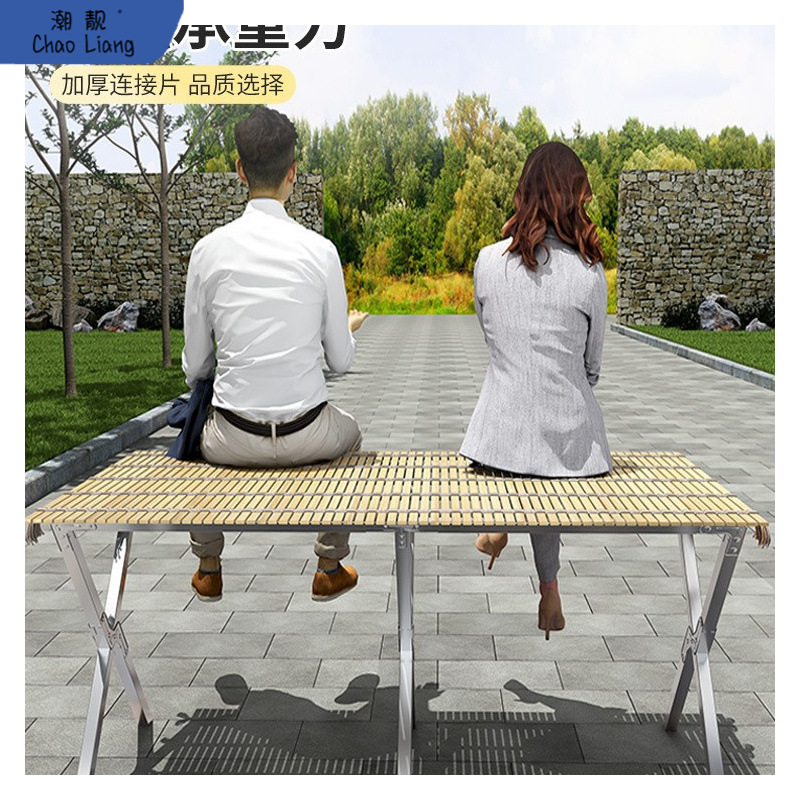 便携地摊架子摆货架可伸缩折叠竹席摆摊桌子多功能夜市摊位展包邮