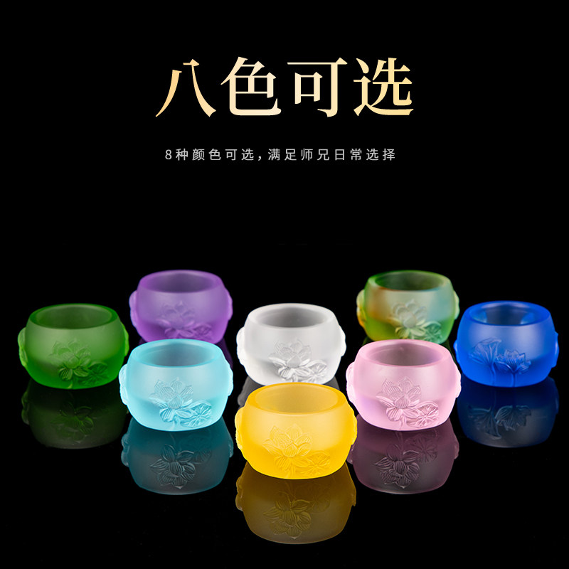 速发古法琉璃酥油灯座莲花油灯座佛前供灯供佛灯防风台供灯架摆件