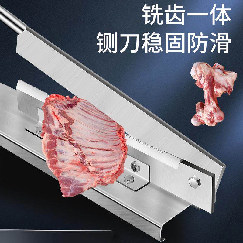 现货铡刀小型铡刀n商用排骨切肉闸刀高锰钢切鸡大铡刀轧草机