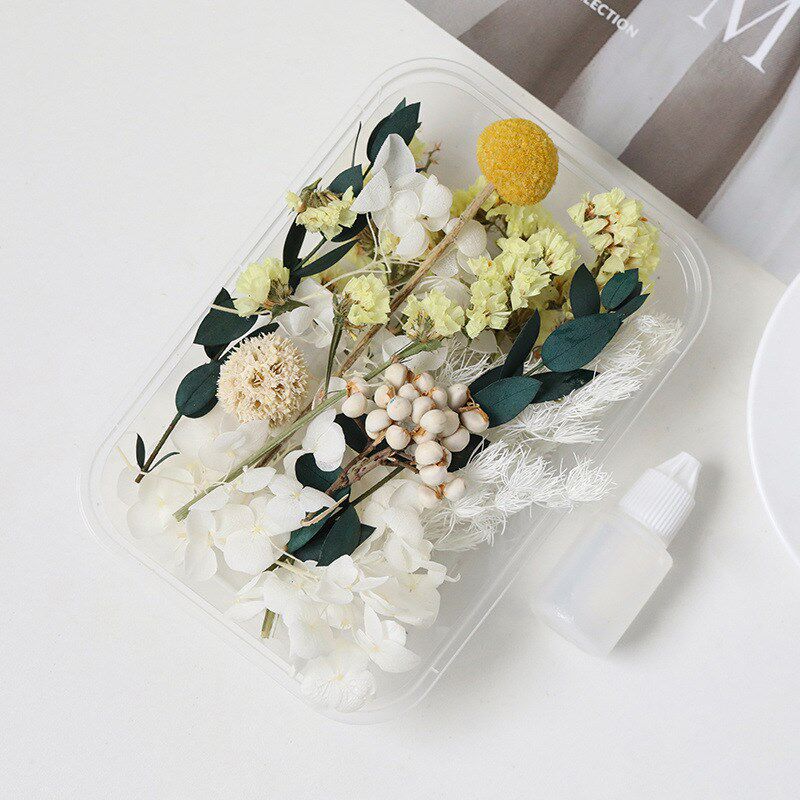 速发蔓玥混装花盒混合干花花材包材料包家居装饰真花风干工厂