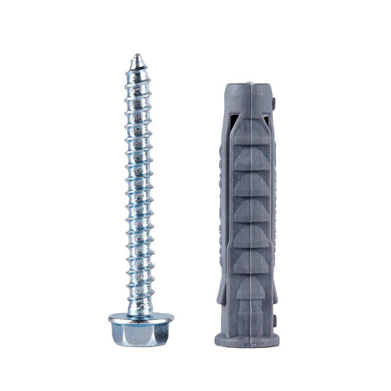 速发液晶电视机支架挂架安装膨胀管螺丝套塑料钉胶塞涨塞10mm壁挂