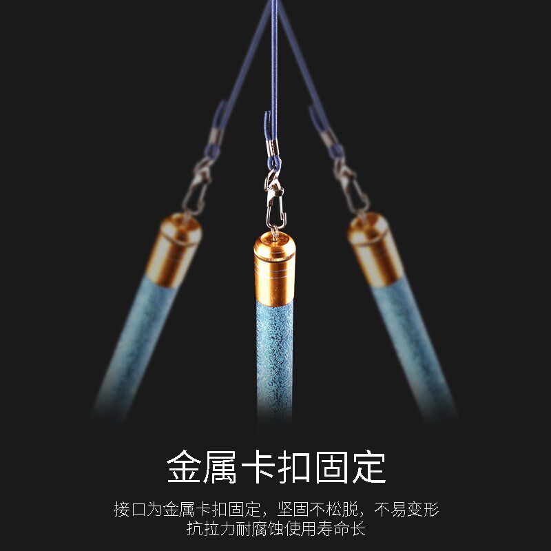 速发钓鱼失手绳垂钓护竿自动伸缩溜鱼器10米20米多功能收缩渔具配