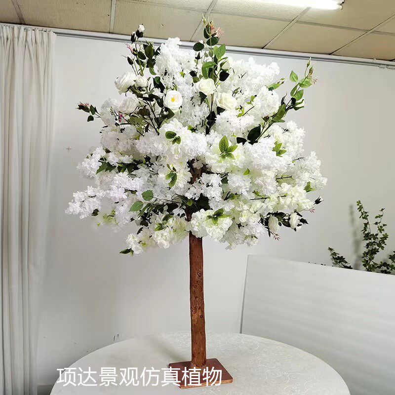 速发花树装饰室内客厅室外台假绿植景观服装店橱窗展览落地摆件