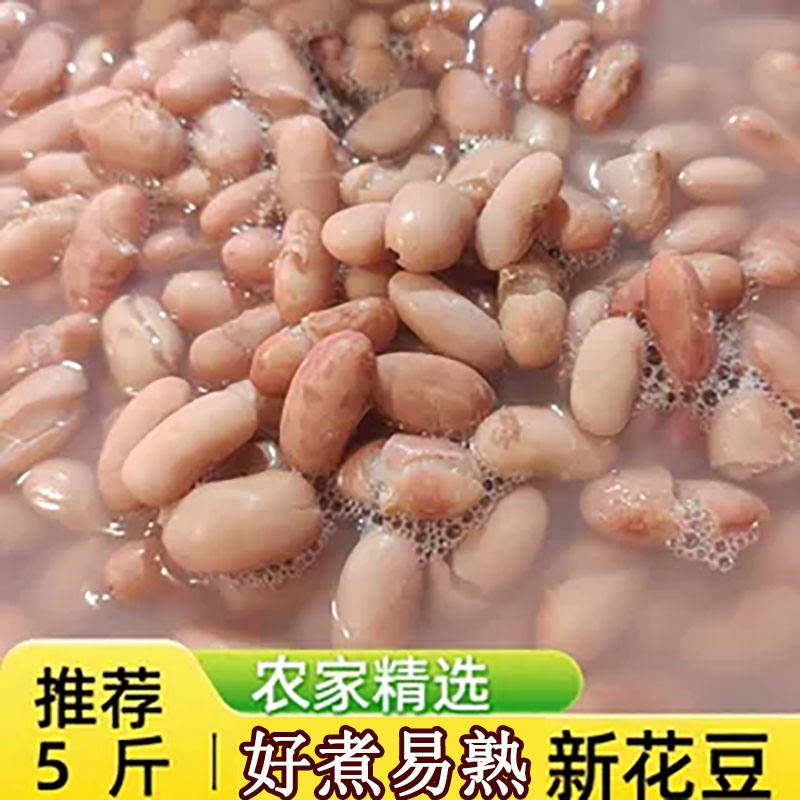 25年新花豆四季豆 干豆子饭豆芸豆腰豆贵州酸菜豆米火锅底料原料