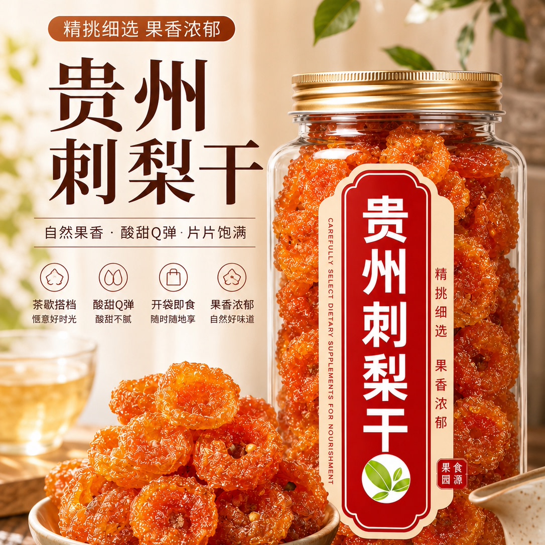 正宗贵州刺梨干野生刺梨干无糖原味无添加泡水新鲜果脯官方旗舰店