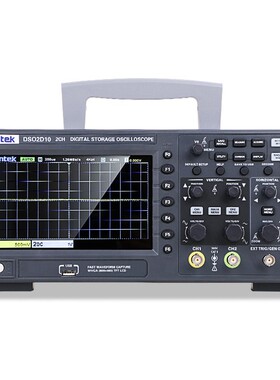 汉泰hantek示波器DSO2C10 2D10双通道数字存Q储示波器表信号发生