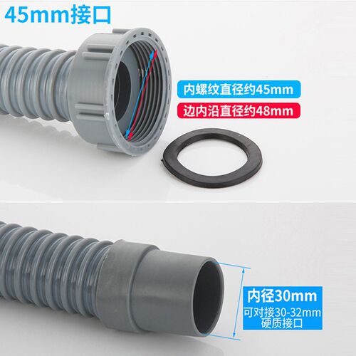 四通下水b管三头通接头厨房水槽管道洗菜盆配件洗碗池下水器排水