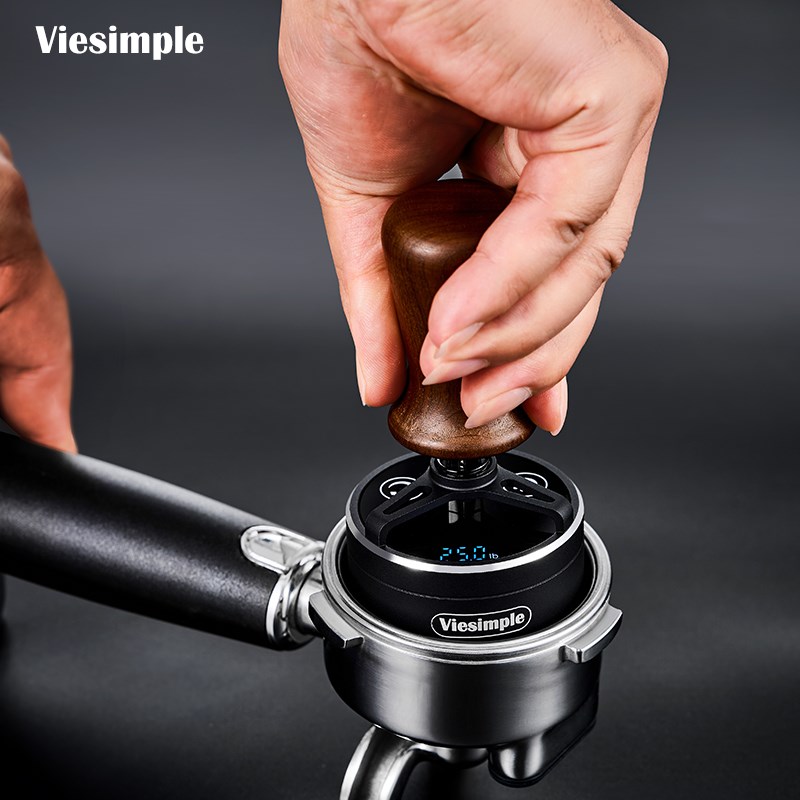 Viesimple终结者电子恒力压x粉锤意式咖啡压粉器53/58mm通用不锈