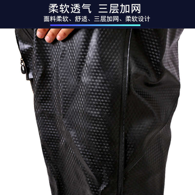 加厚钓捕鱼加厚全身下水裤涉防水防电裤挖藕服带手套连体雨衣服鞋