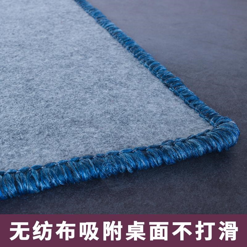 麻将桌布垫子 家用打牌正v方形台面布加厚消音防滑手搓麻将毯盖布图片